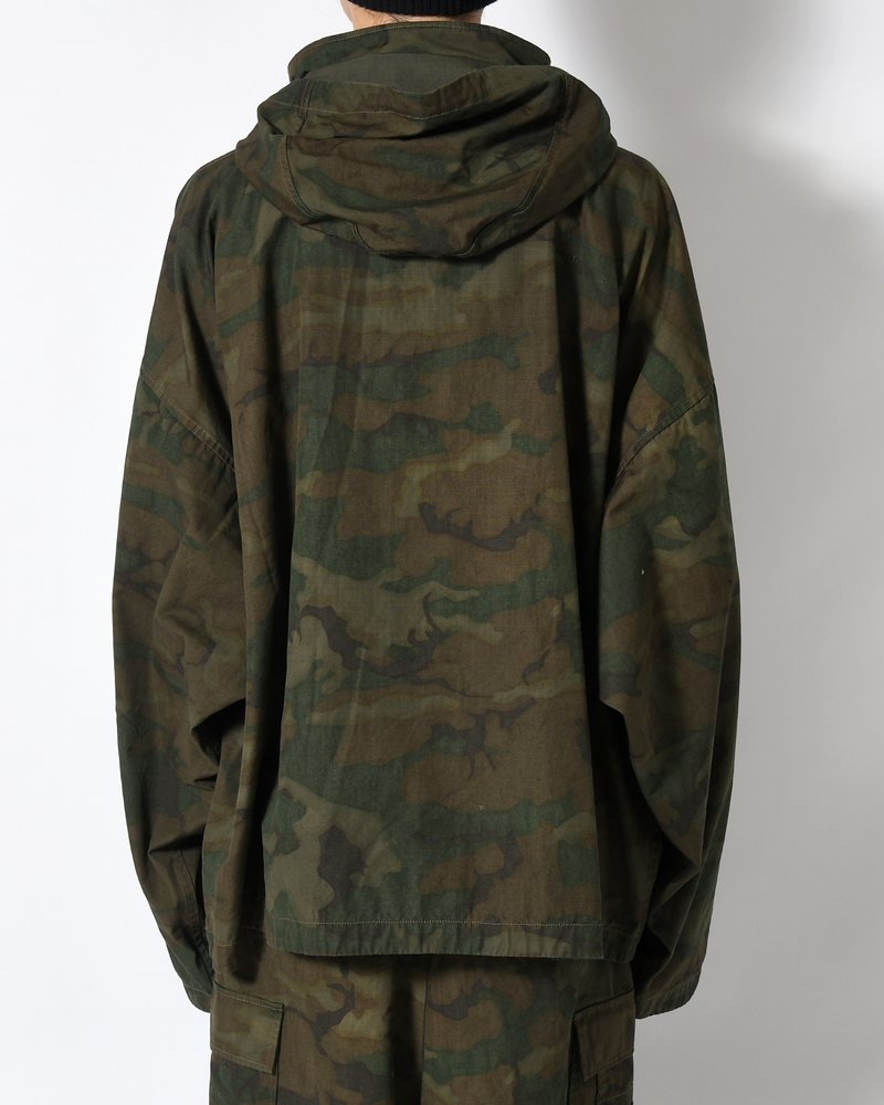 ARMY ANORAK -WOODLAND CAMO-