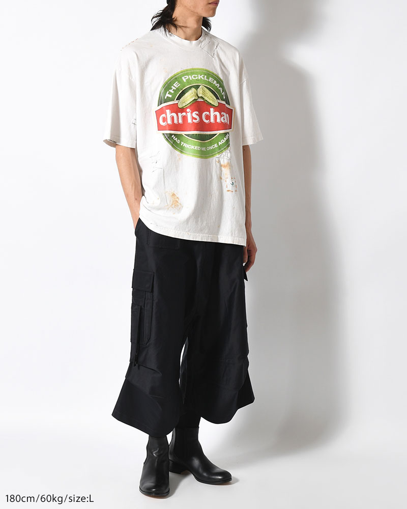 PICKLEMAN TEE -WHITE-