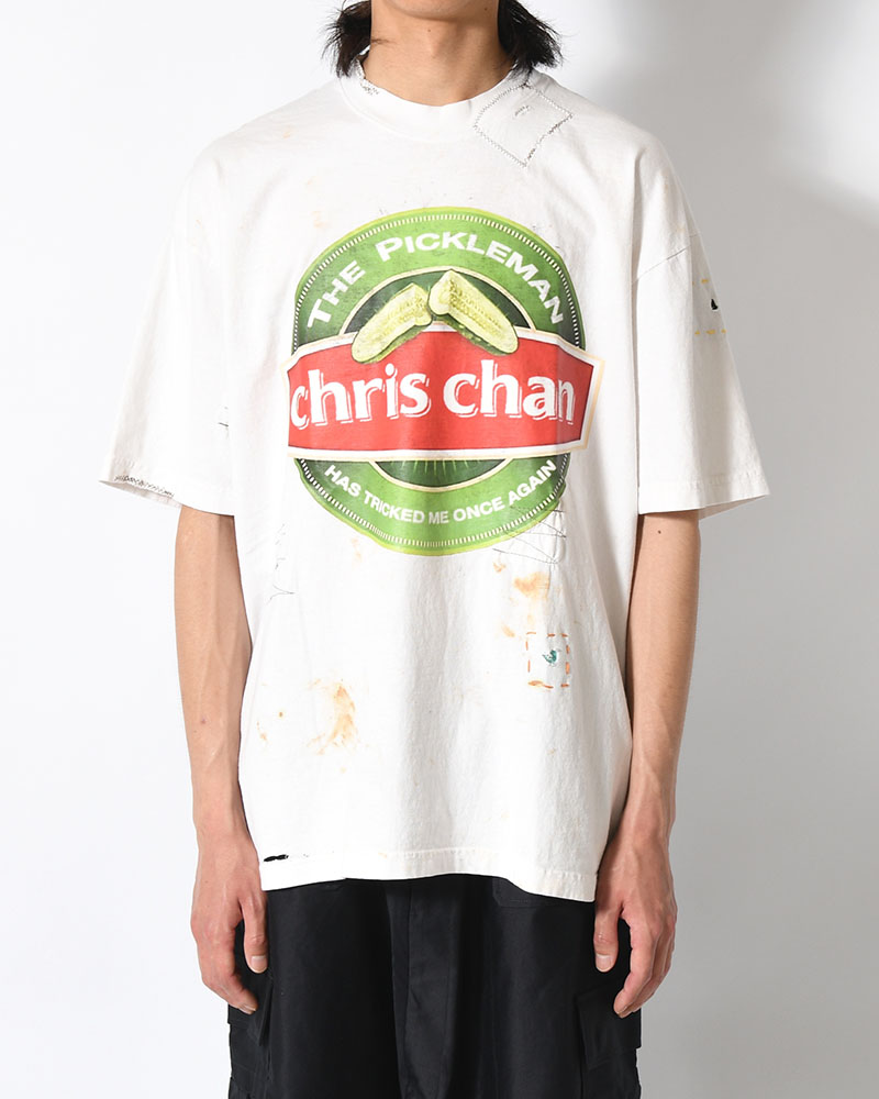 PICKLEMAN TEE -WHITE-