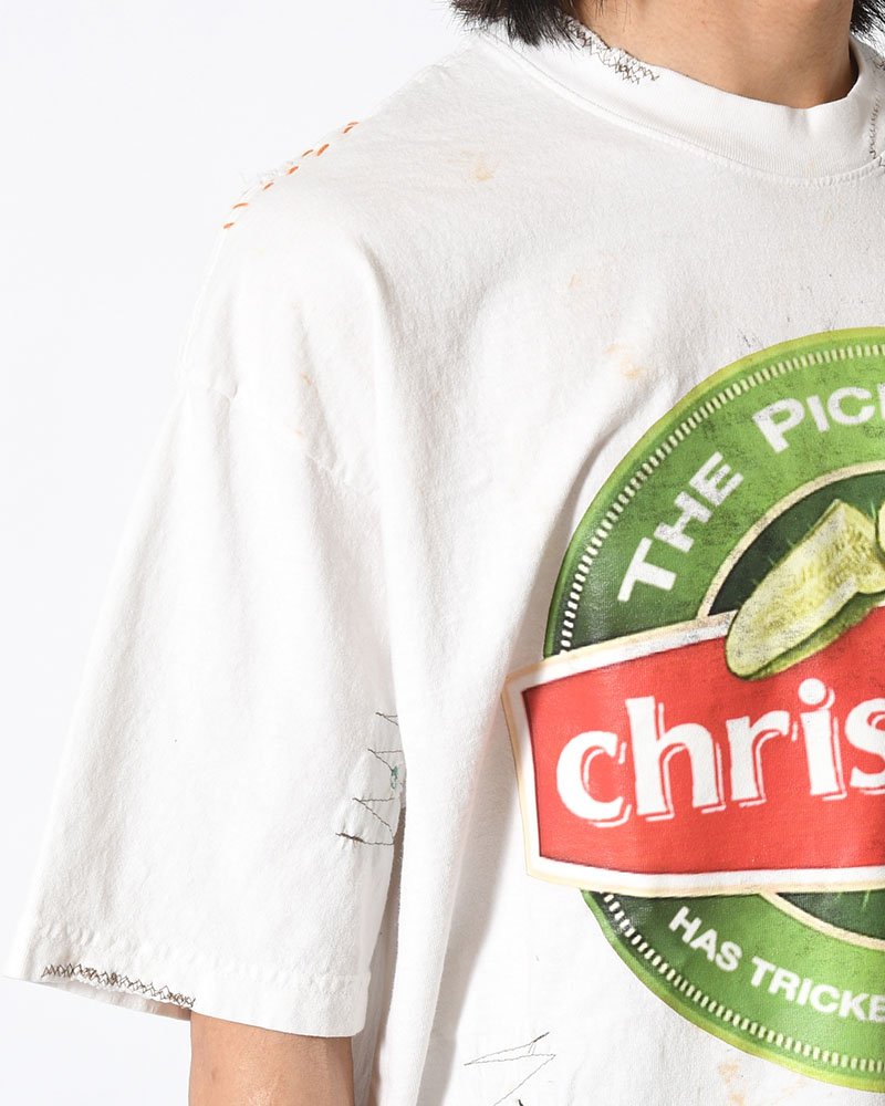 PICKLEMAN TEE -WHITE-