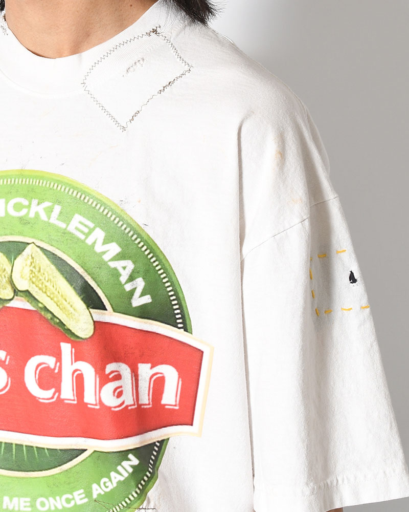 PICKLEMAN TEE -WHITE-