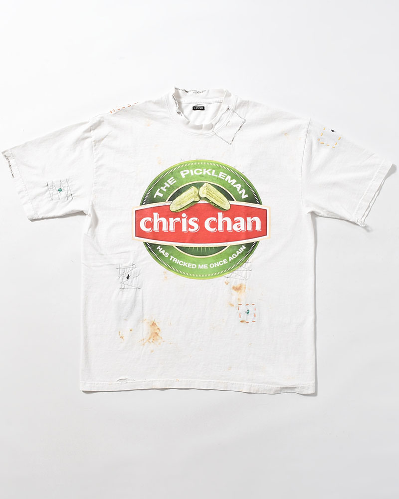 PICKLEMAN TEE -WHITE-