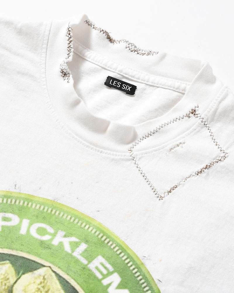 PICKLEMAN TEE -WHITE-