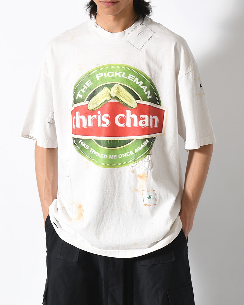 PICKLEMAN TEE -WHITE-