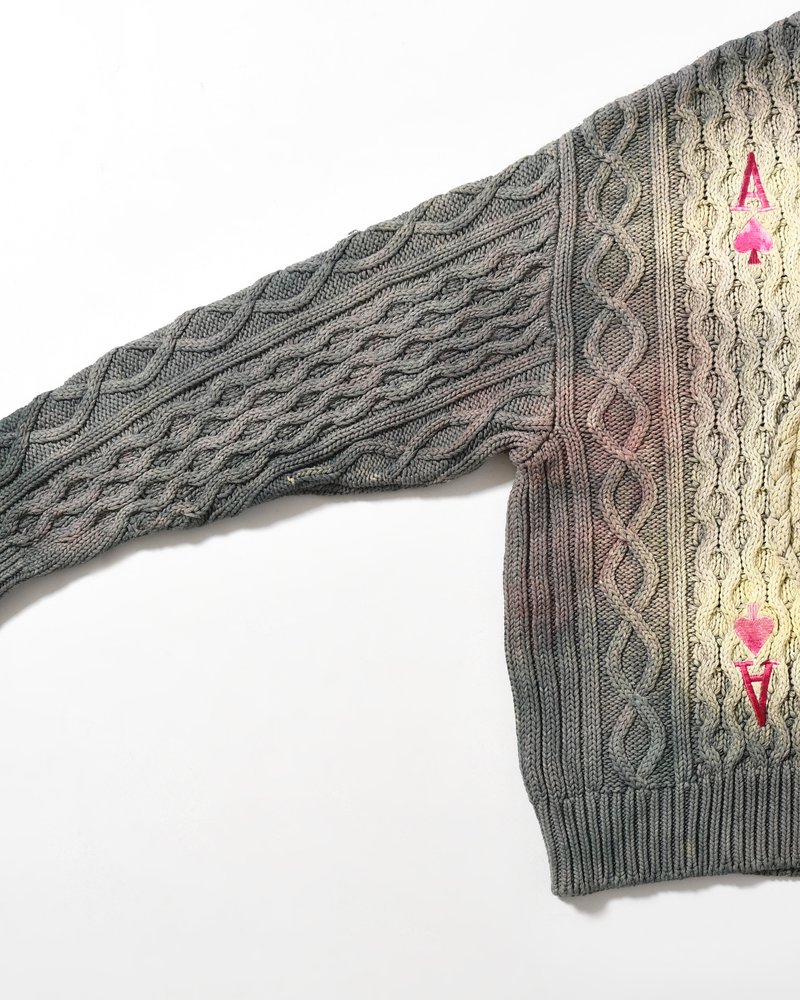 DECK OF CARDS SWEATER -TRUMP-