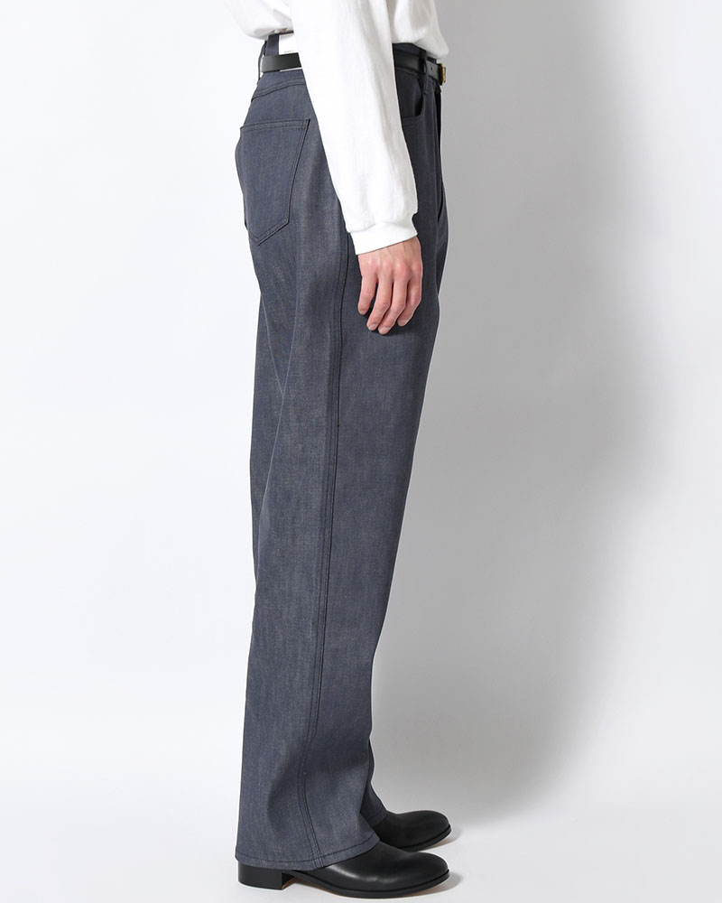 MENS COLORED STRAIGHT DENIM -BLUE-