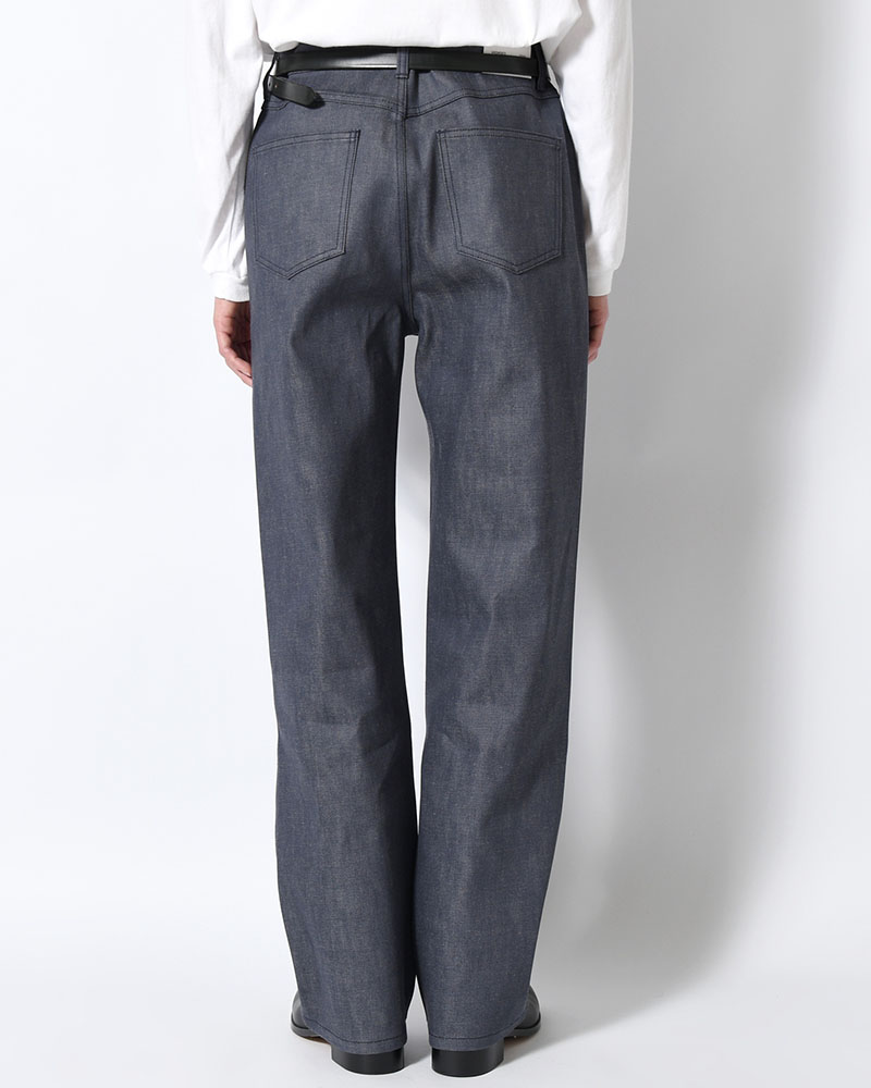 MENS COLORED STRAIGHT DENIM -BLUE-