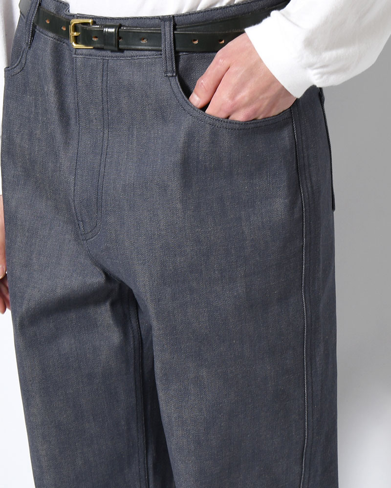 MENS COLORED STRAIGHT DENIM -BLUE-