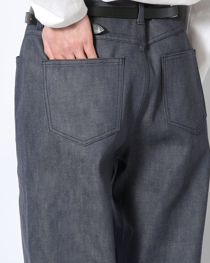 MENS COLORED STRAIGHT DENIM -BLUE-
