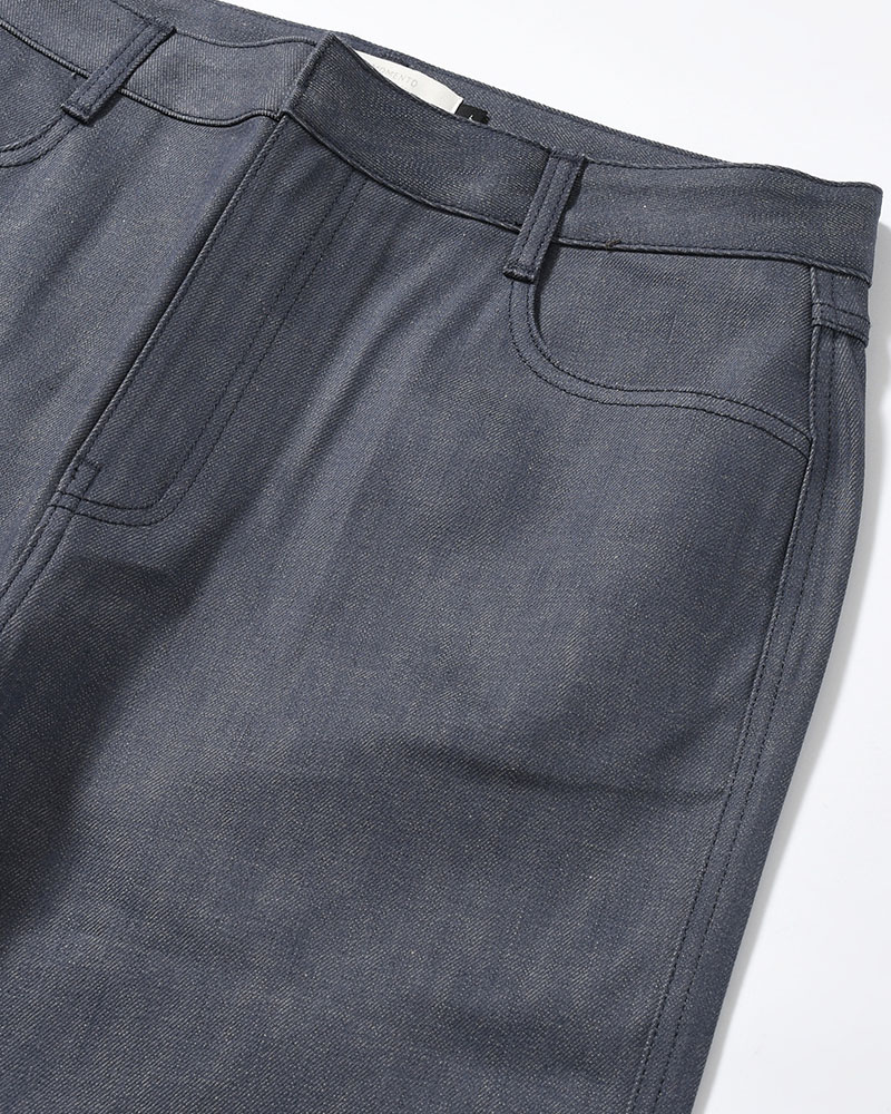 MENS COLORED STRAIGHT DENIM -BLUE-