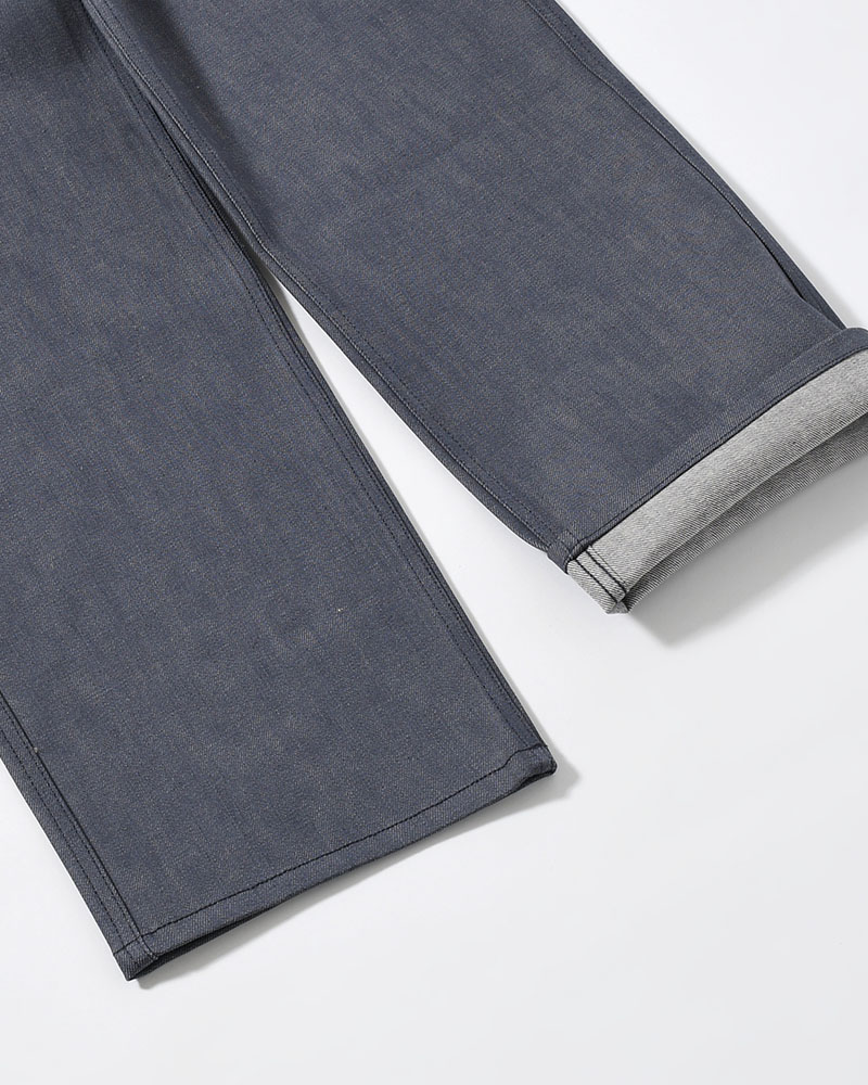 MENS COLORED STRAIGHT DENIM -BLUE-