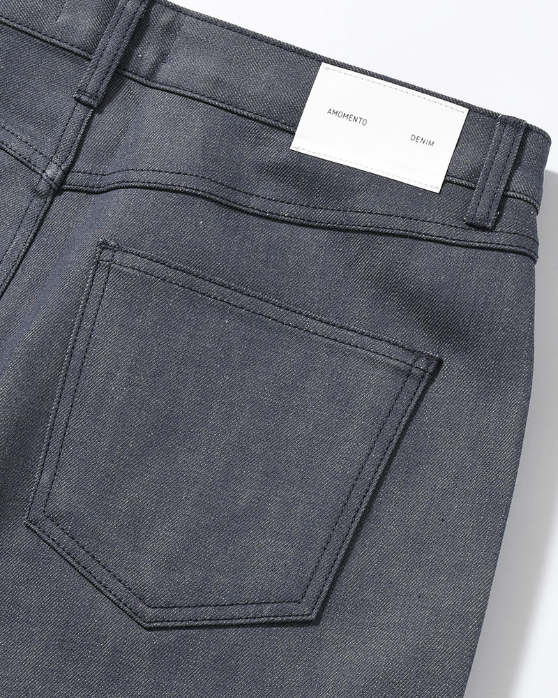 MENS COLORED STRAIGHT DENIM -BLUE-