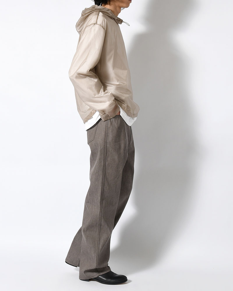 MENS COLORED STRAIGHT DENIM -BROWN-