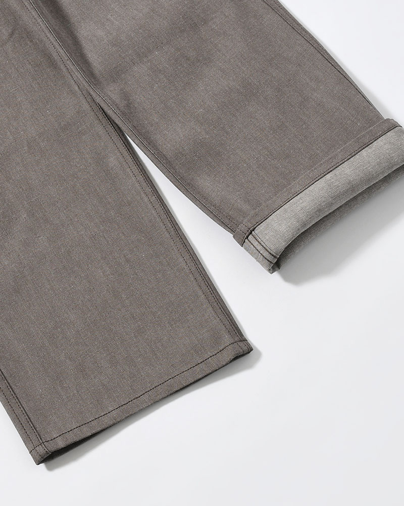 MENS COLORED STRAIGHT DENIM -BROWN-