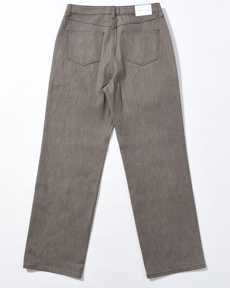 MENS COLORED STRAIGHT DENIM -BROWN-