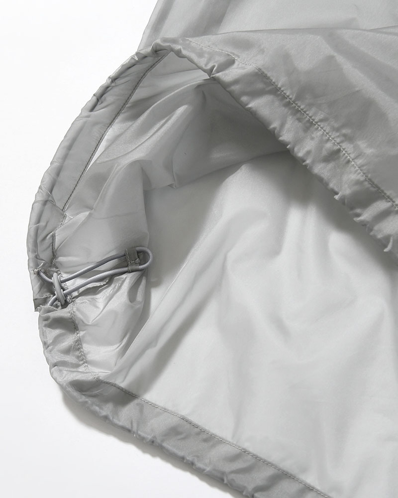 SHEER HOODIE ANORAK -GREY-