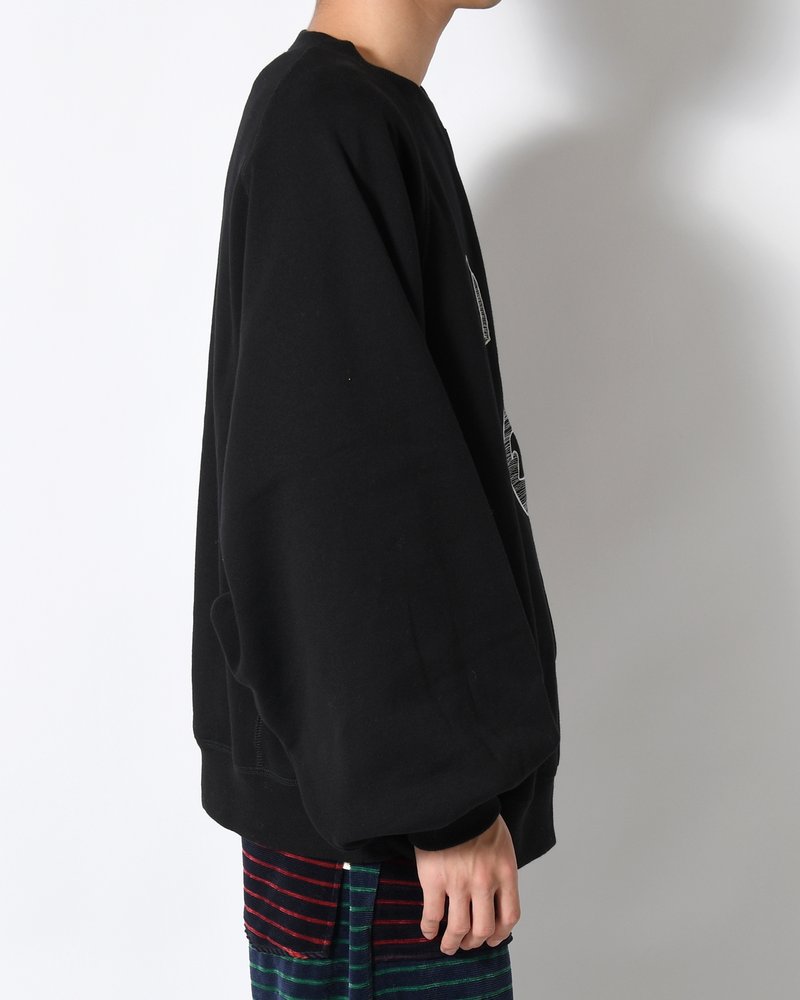 LOOSE WING-SWEAT -BLACK-