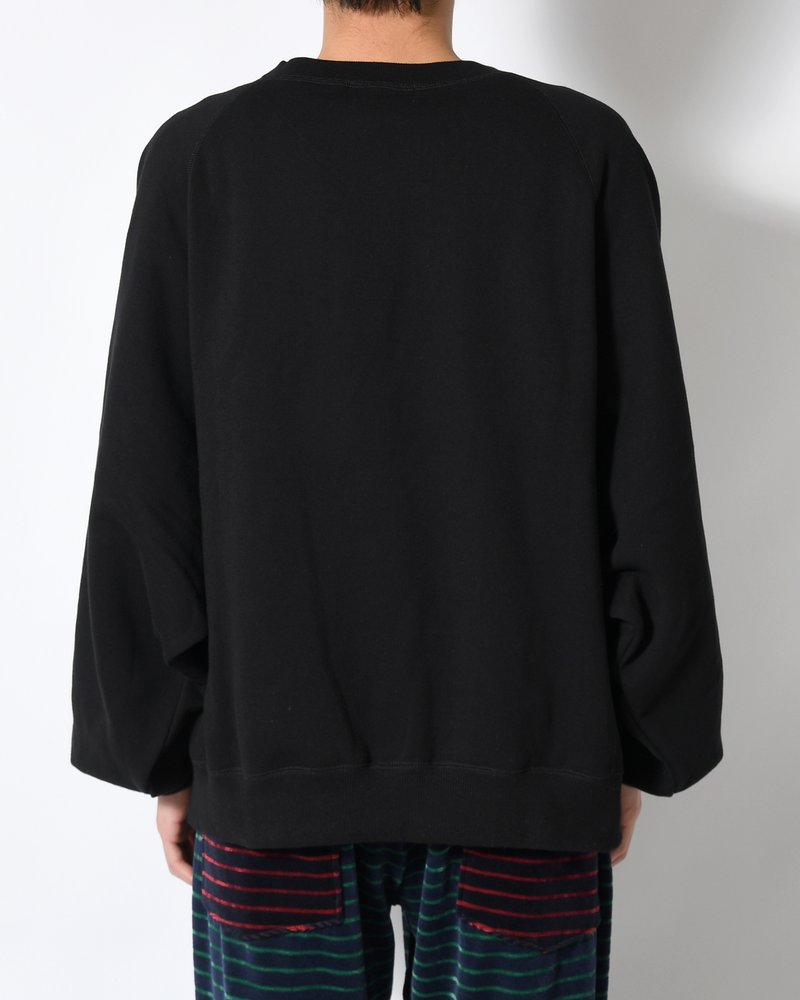LOOSE WING-SWEAT -BLACK-
