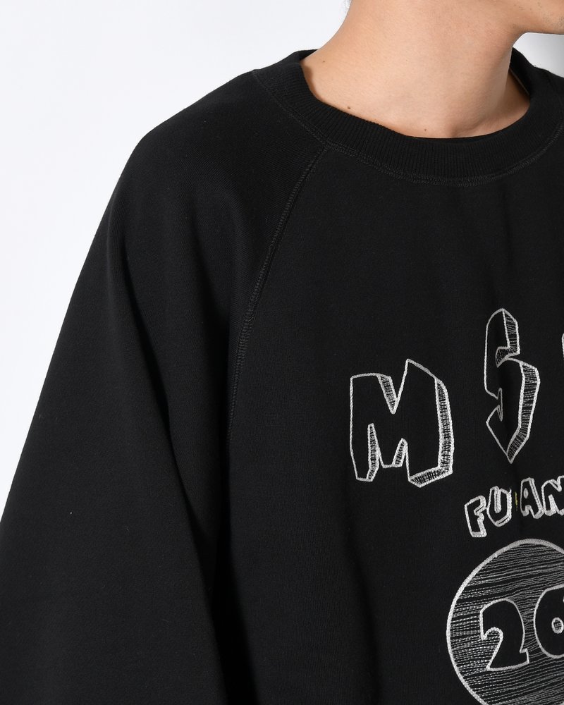 LOOSE WING-SWEAT -BLACK-