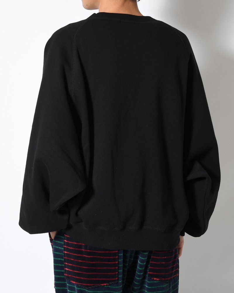 LOOSE WING-SWEAT -BLACK-