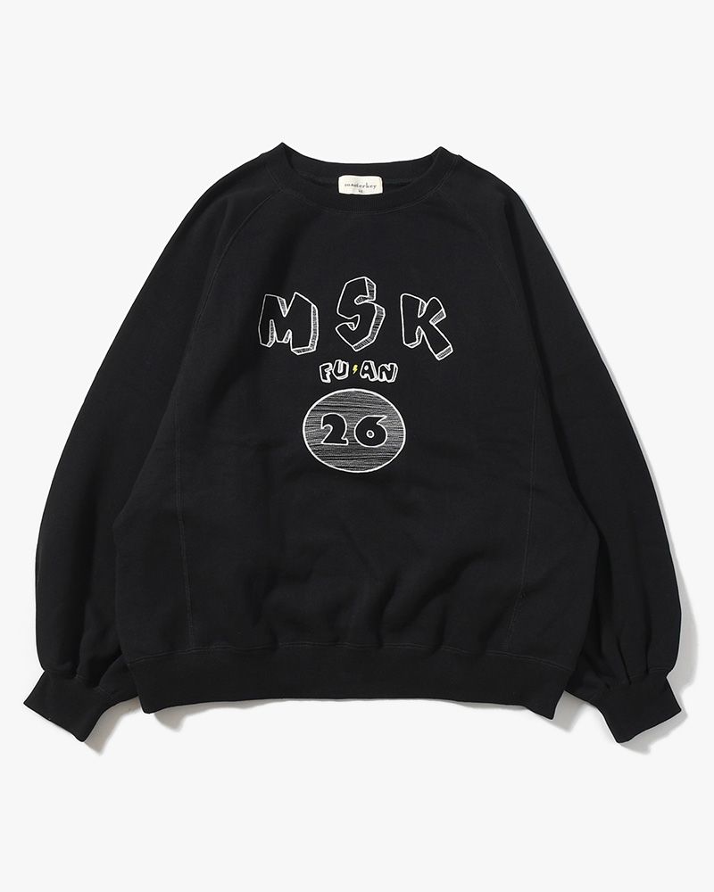 LOOSE WING-SWEAT -BLACK-