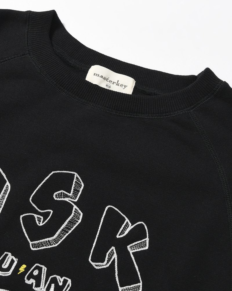 LOOSE WING-SWEAT -BLACK-