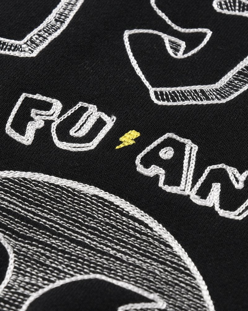 LOOSE WING-SWEAT -BLACK-