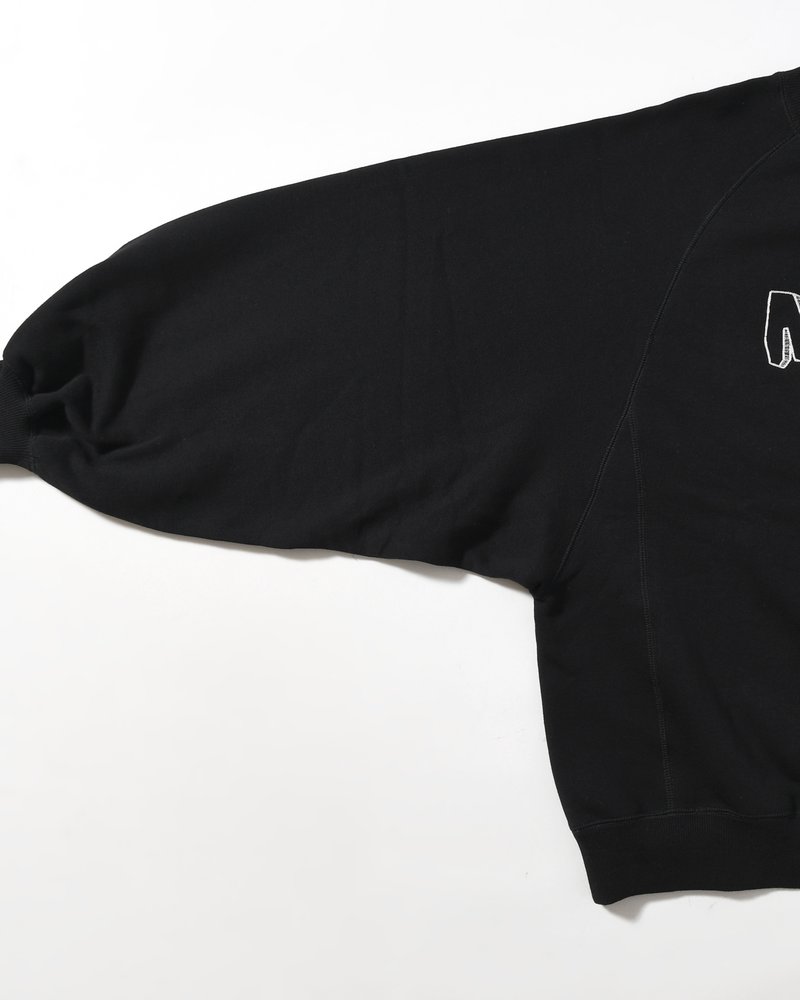 LOOSE WING-SWEAT -BLACK-