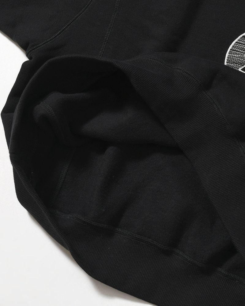 LOOSE WING-SWEAT -BLACK-