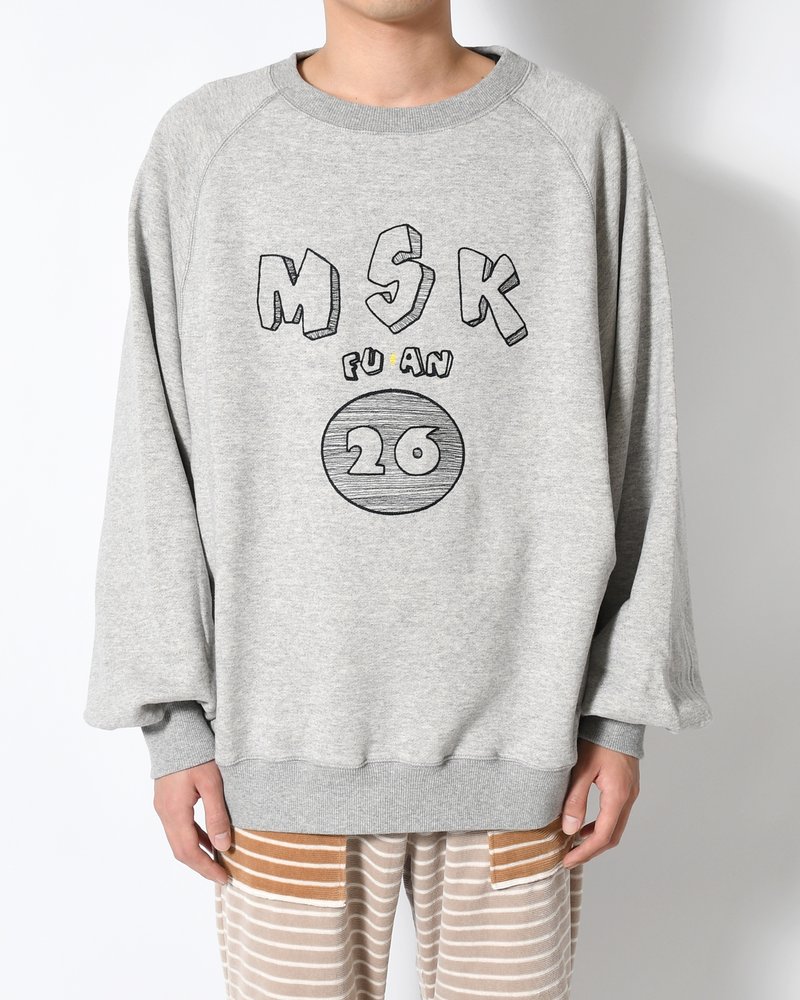 LOOSE WING-SWEAT -GRAY-