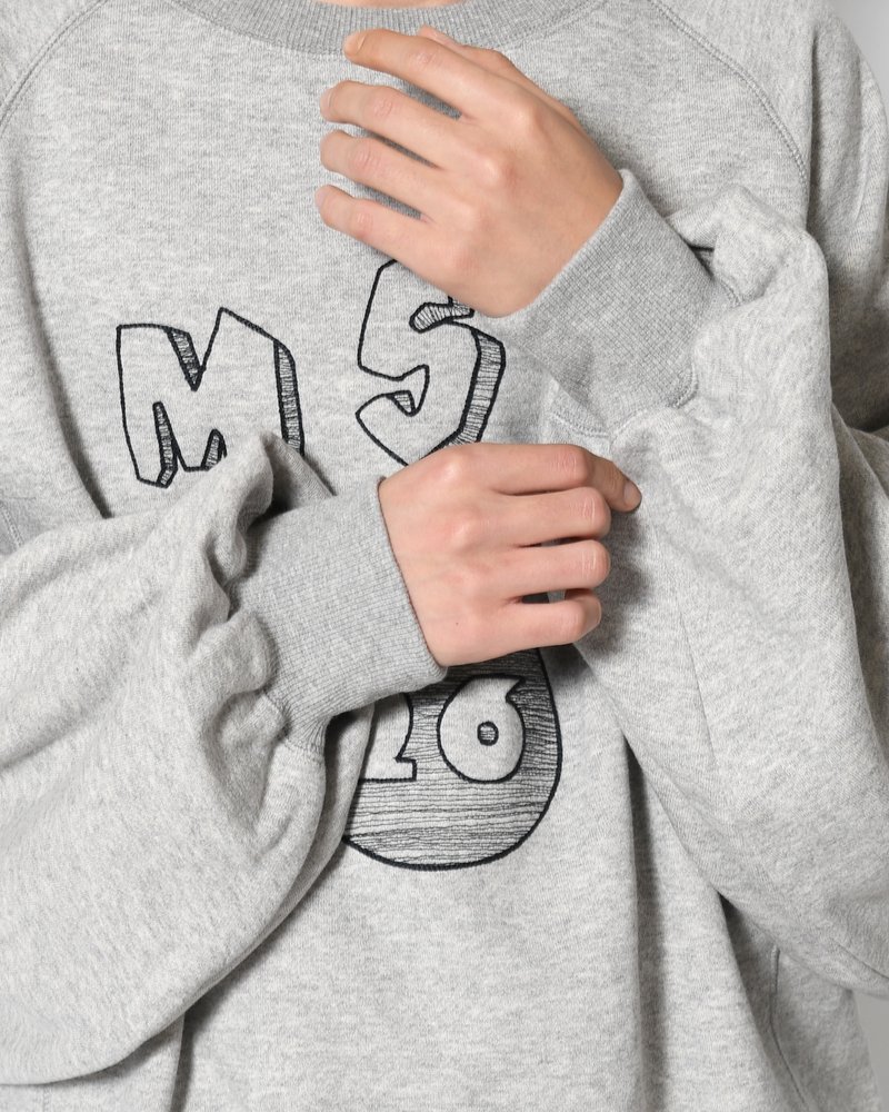 LOOSE WING-SWEAT -GRAY-