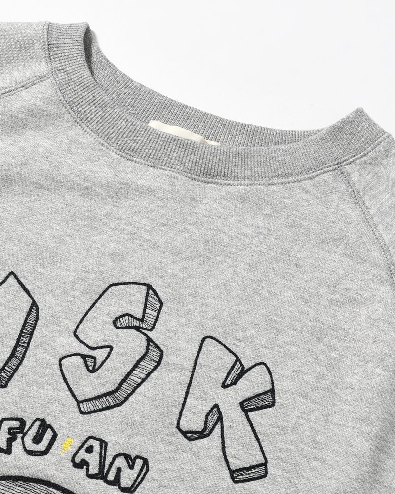 LOOSE WING-SWEAT -GRAY-