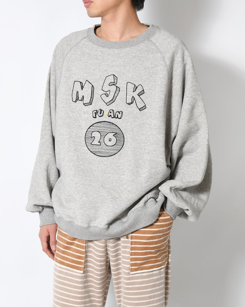 LOOSE WING-SWEAT -GRAY-