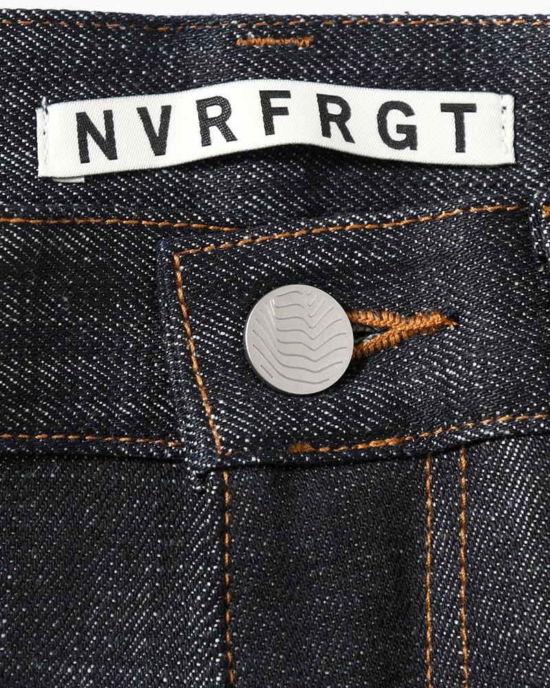 3D TWISTED WIDE LEG JEANS -RAW INDIGO-