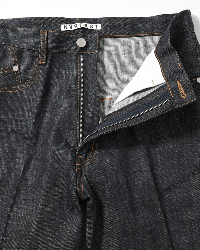 3D TWISTED WIDE LEG JEANS -RAW INDIGO-