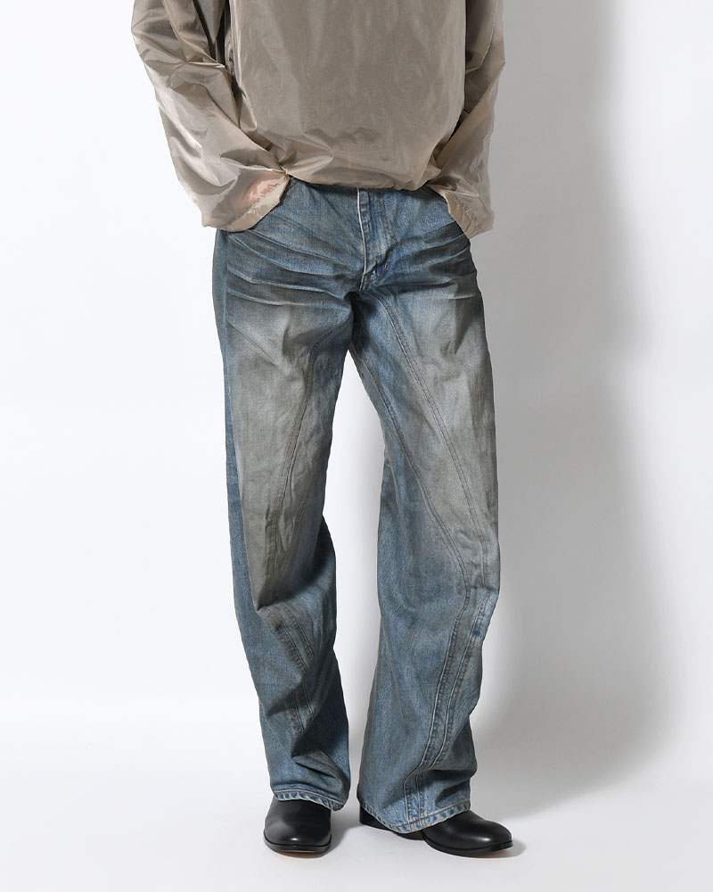 3D TWISTED JEANS 3.0 -DIRTY FADED INDIGO-