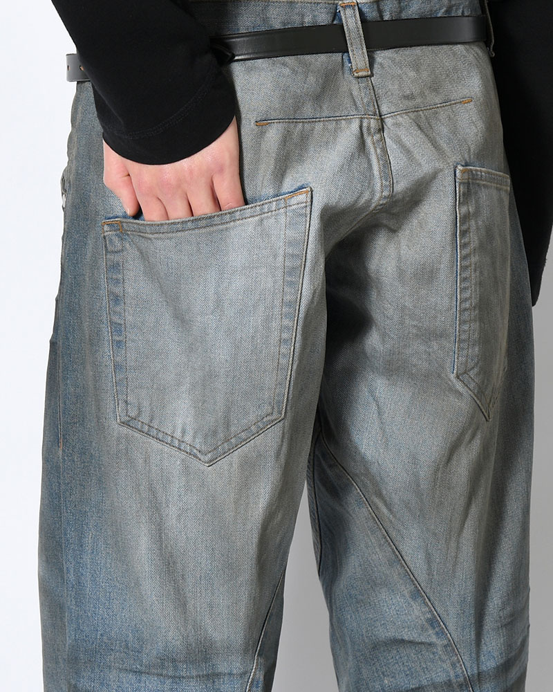 3D TWISTED JEANS 3.0 -DIRTY FADED INDIGO-