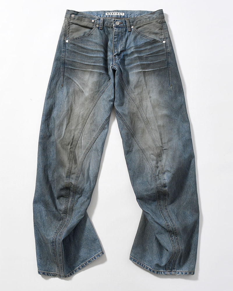 3D TWISTED JEANS 3.0 -DIRTY FADED INDIGO-