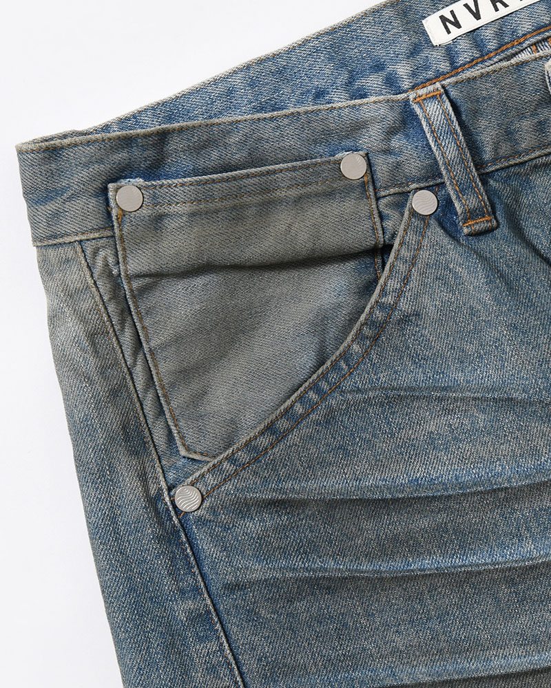 3D TWISTED JEANS 3.0 -DIRTY FADED INDIGO-