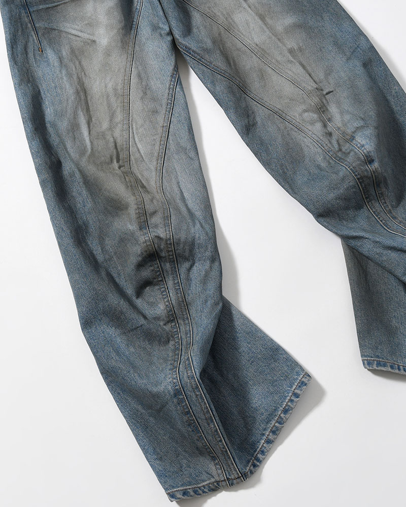 3D TWISTED JEANS 3.0 -DIRTY FADED INDIGO-