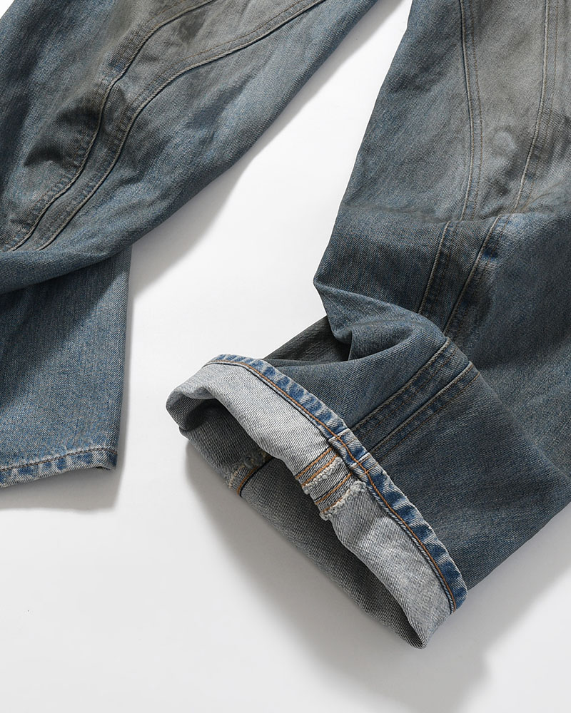 3D TWISTED JEANS 3.0 -DIRTY FADED INDIGO-