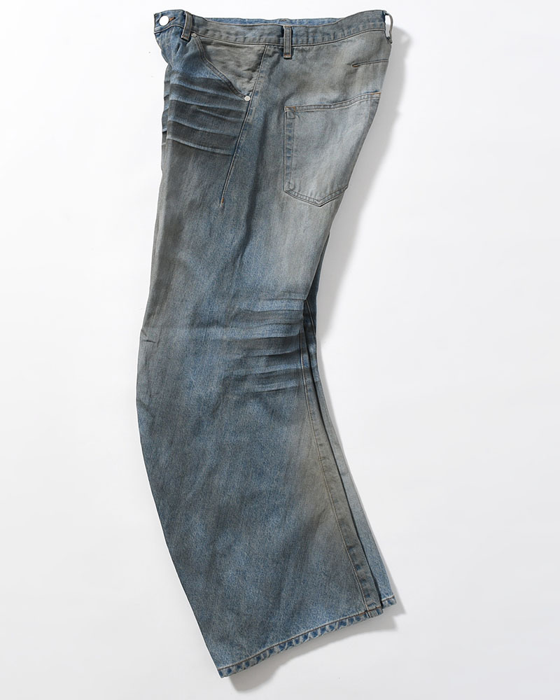3D TWISTED JEANS 3.0 -DIRTY FADED INDIGO-