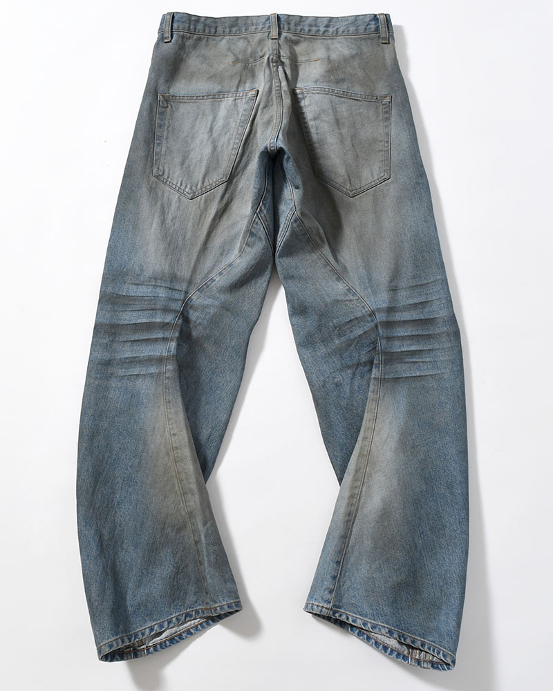 3D TWISTED JEANS 3.0 -DIRTY FADED INDIGO-