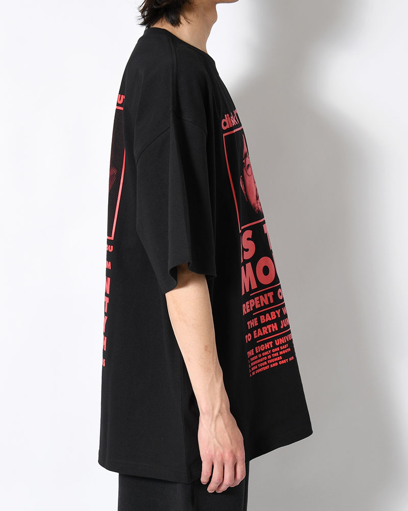 S/S TEE NIMDU-01 -BLACK-