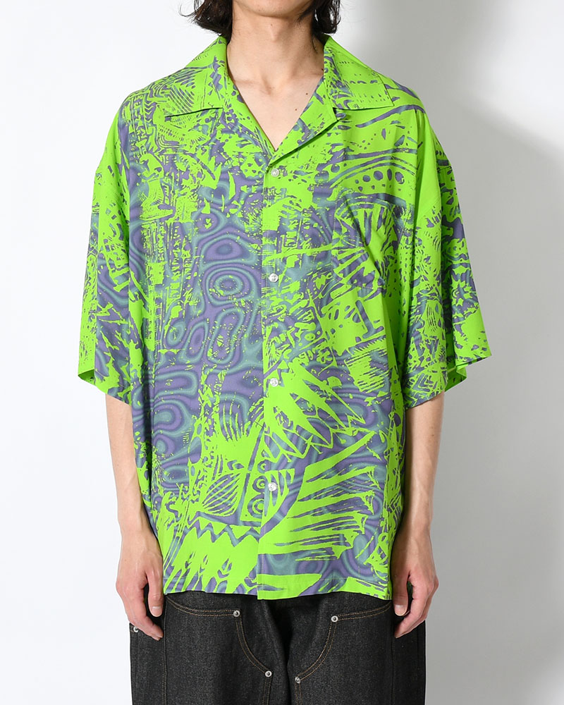 HAWAIIAN SHIRTS NIM-T2SH -L GREEN-