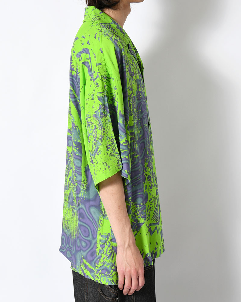 HAWAIIAN SHIRTS NIM-T2SH -L GREEN-