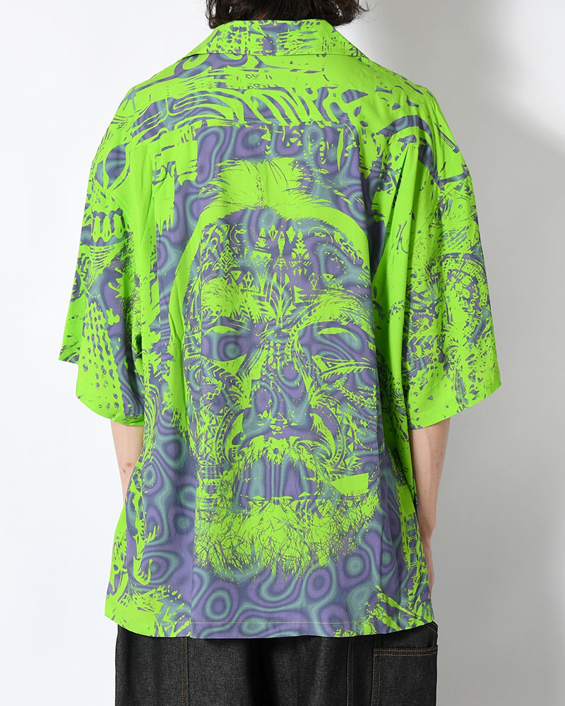 HAWAIIAN SHIRTS NIM-T2SH -L GREEN-