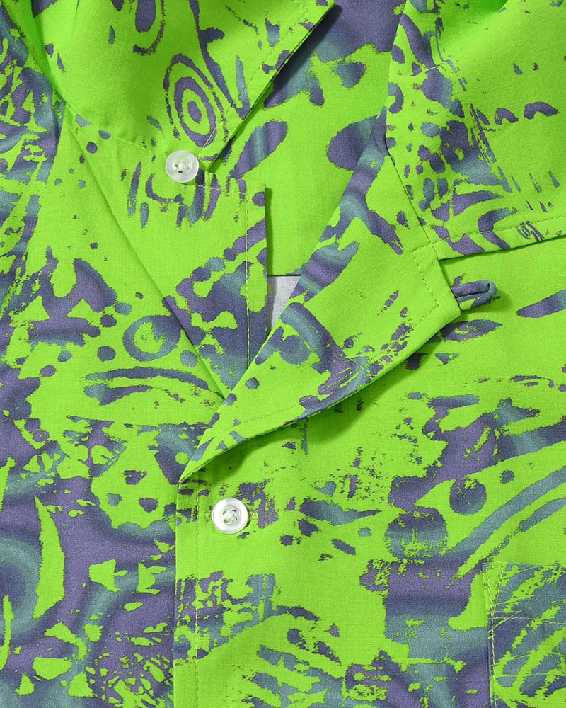 HAWAIIAN SHIRTS NIM-T2SH -L GREEN-