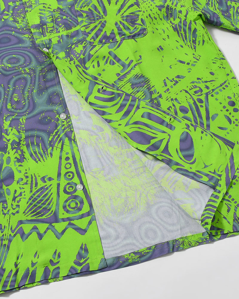HAWAIIAN SHIRTS NIM-T2SH -L GREEN-
