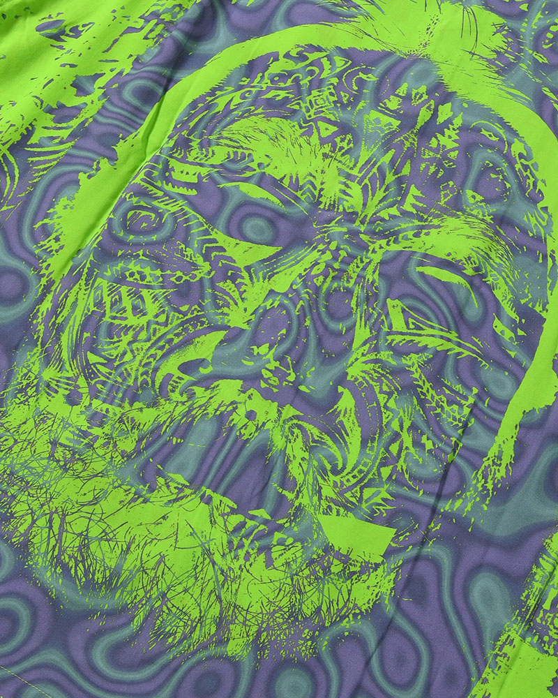 HAWAIIAN SHIRTS NIM-T2SH -L GREEN-
